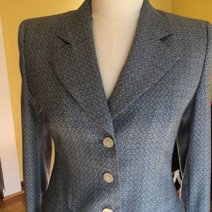 RENA LANGE Cashmere Tailored Jacket Size 10